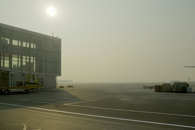 2016年1月の北京空港